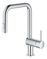 Смеситель для кухни GROHE Minta с вытяжным душем, хром (32322002)