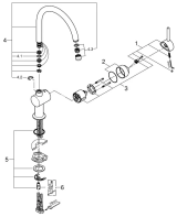 Смеситель для кухни GROHE Minta, хром (32917000)