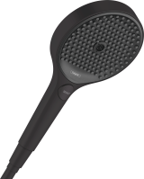 Ручной душ hansgrohe Rainfinity 130 3jet EcoSmart 26865670, матовый черный
