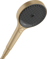 Ручной душ hansgrohe Rainfinity 130 3jet 26864140, шлифованная бронза