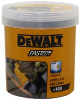 Отрезной диск DEWALT DT20540, по металлу, 125х22.23х1 мм, 100 шт. (DT20540-QZ)