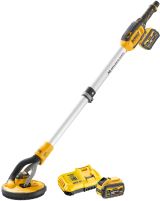 Аккумуляторная эксцентриковая шлифмашина для стен DEWALT DCE800T2, 18 В, 225 мм, 1200 кол/мин, с 2 АКБ 6 Ач и ЗУ (DCE800T2-QW)