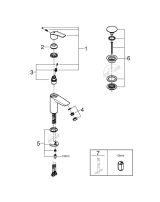 Смеситель для раковины GROHE Eurosmart S-size, хром (23922003)
