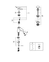 Смеситель для раковины GROHE Eurosmart, S-size, хром (23968003)