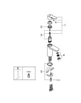 Смеситель для раковины GROHE BauEdge, S-size, хром (23330000)