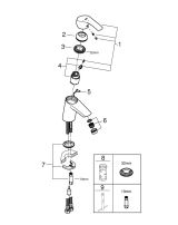 Смеситель для раковины GROHE Eurosmart, S-size, хром (23372002)