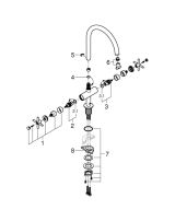 Смеситель для кухонной мойки GROHE Atrio, хром (30362000)