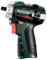 Аккумуляторная дрель-шуруповерт Metabo PowerMaxx BS 12 BL Q, 12 В, 1500 об/мин, с 2 АКБ 2 Ач и ЗУ, в кейсе (601749500)