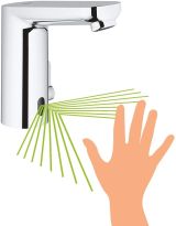 Смеситель для раковины GROHE Eurosmart Cosmopolitan E инфракрасный, M-size, хром (36327002)