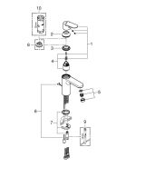 Смеситель для раковины GROHE Eurosmart Cosmopolitan, M-size, хром (23326000)