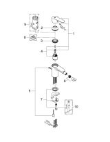 Смеситель для биде GROHE Eurostyle Cosmopolitan, S-size, хром (33566002)