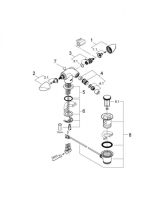 Смеситель для биде GROHE Aria, хром (24030000)