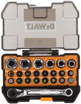 Набор бит и торцевых головок DEWALT McLaren Limited Edition DT70906, 23 шт., в кейсе (DT70906-QZ)
