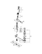 Смеситель для биде GROHE Eurodisc Joy с донным клапаном, хром (24036000)