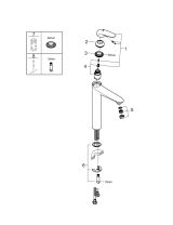 Смеситель для раковины GROHE Eurostyle, XL-size, хром (23719003)