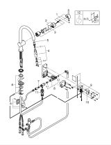 Смеситель для кухни GROHE Minta Touch сенсорный с вытяжным душем, суперсталь (31358DC2)