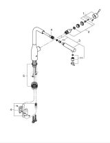 Смеситель для кухни GROHE Essence с вытяжным душем, хром (30270000)