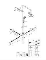 Душевая система GROHE Tempesta Cosmopolitan 160 с термостатом для душа, хром (27922000)
