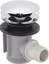 Система слива для ванны hansgrohe Push-Open 50107000, хром