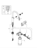 Кран для кухонной мойки GROHE Blue Pure Mono с функцией фильтрации, с фильтром в комплекте, хром (30388000)