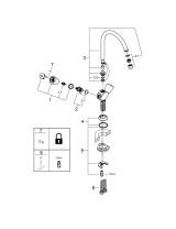 Смеситель для кухни GROHE Costa S, хром (31819001)