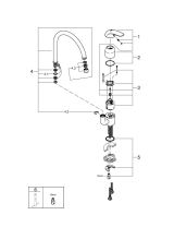 Смеситель для кухни GROHE Euroeco, хром (32752000)