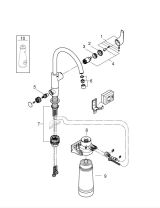 Смеситель для кухонной мойки GROHE Blue Pure Eurosmart с функцией фильтрации, с фильтром в комплекте, хром (30383000)