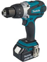 Аккумуляторная дрель-шуруповерт Makita DDF458RFE, 18 В, 2000 об/мин, с 2 АКБ 3 Ач и ЗУ, в кейсе