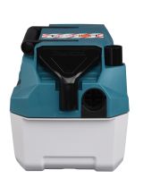 Аккумуляторный пылесос Makita DVC750LZ, для сухой и влажной уборки, без АКБ и ЗУ