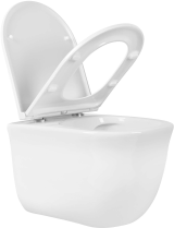 Унитаз Aquatek КЛАССИК подвесной с сиденьем с микролифтом, белый AQ1112-00