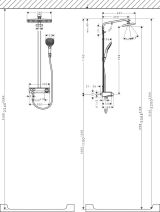 Душевая система hansgrohe Raindance E 360 1jet с термостатом ShowerTablet Select 300 27288000, хром