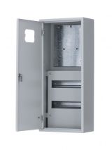 Корпус металлический учетный DEKraft ЩРУН-3/24, 680х300х160, 24 модуля, IP31, серый, 30409DEK