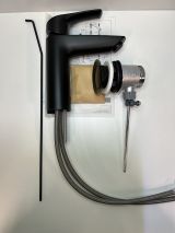 Смеситель для раковины GROHE Eurosmart, M-size, черный (233222433/U), уценненый товар