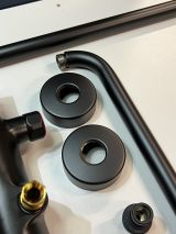 Душевая система GROHE Tempesta System 250 с термостатом для душа, матовый чёрный (266702431/U), уцененный товар