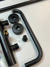 Душевая система GROHE Tempesta System 250 с термостатом для душа, матовый чёрный (266702431/U), уцененный товар