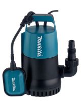 Дренажный насос Makita PF0300, 300 Вт, 0.7 бар, 140 л/мин