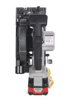 Аккумуляторная дисковая пила ИНТЕРСКОЛ ДПА-165/36В, 36 В, 165 мм, 5000 об/мин, с 2 АКБ 2 Ач и ЗУ, в кейсе (817.2.2.70)