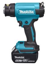 Аккумуляторный тепловой пистолет (фен) Makita LXT 18В, 1 режим, 550°, АКБ 5.0 Ач, З/У, кейс MakPac, DHG181RT1J