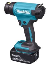 Аккумуляторный тепловой пистолет (фен) Makita LXT 18В, 1 режим, 550°, АКБ 5.0 Ач, З/У, кейс MakPac, DHG181RT1J