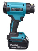 Аккумуляторный тепловой пистолет (фен) Makita LXT 18В, 1 режим, 550°, АКБ 5.0 Ач, З/У, кейс MakPac, DHG181RT1J