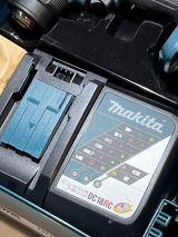 Аккумуляторный тепловой пистолет (фен) Makita LXT 18В, 1 режим, 550°, АКБ 5.0 Ач, З/У, кейс MakPac (УЦЕНЕННЫЙ ТОВАР) DHG181RT1J