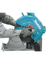 Аккумуляторная отрезная пила Makita DLW140Z, 2х18 В, 355 мм, 3800 об/мин