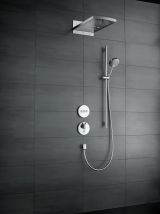 Душевой гарнитур hansgrohe Raindance Select S 120 3jet со штангой 90 см и мыльницей 26631000, хром