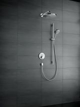Душевой гарнитур hansgrohe Raindance Select S 120 3jet со штангой 90 см и мыльницей 26631000, хром