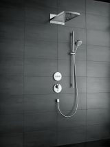 Душевой гарнитур hansgrohe Raindance Select S 120 3jet со штангой 90 см и мыльницей 26631000, хром