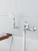 Ручной душ GROHE Tempesta 100, 1 режим, хром/белый (27923001)