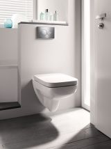 Клавиша смыва Geberit Sigma20, лакированный матовый хром, 115.882.JQ.1