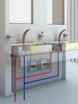 Угловой вентиль GROHE Egaplus 1/2"-3/8" для подключения смесителей, хром (41263000)