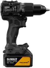 Ударная дрель-шуруповерт DEWALT McLaren Limited Edition DCD86MP2KT, 18 В, 2000 об/мин, с 2 АКБ 5 Ач и ЗУ, в кейсе TSTAK