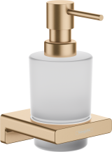 Диспенсер для геля hansgrohe AddStoris 41745140, шлифованная бронза